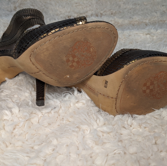 Vince Camuto Bronze Heels - Picture 3 of 6